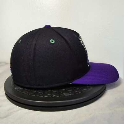 Vintage Minnesota Moose Hat 7 3/8 Zephyr Fitted Cap IHL Hockey