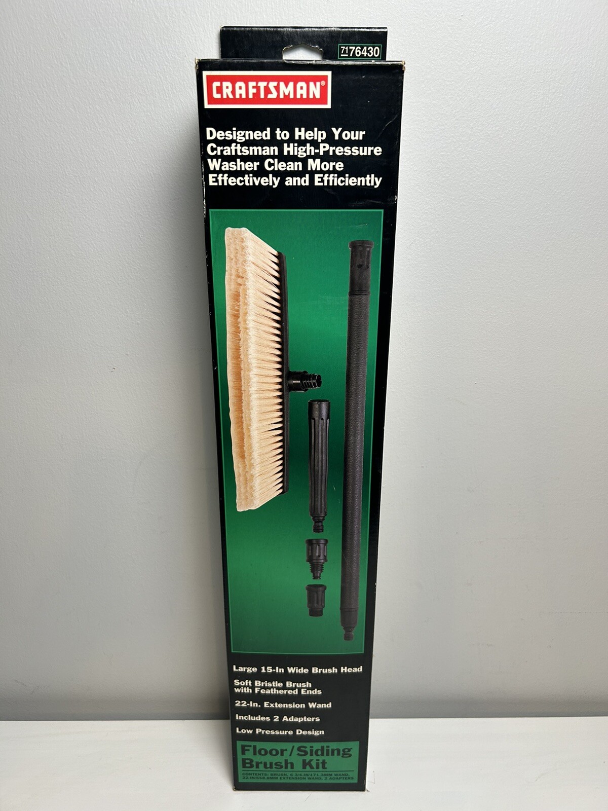 Craftsman Floor Siding Brush Kit High Pressure Washer Wand Kit 7176430 NEW NOS