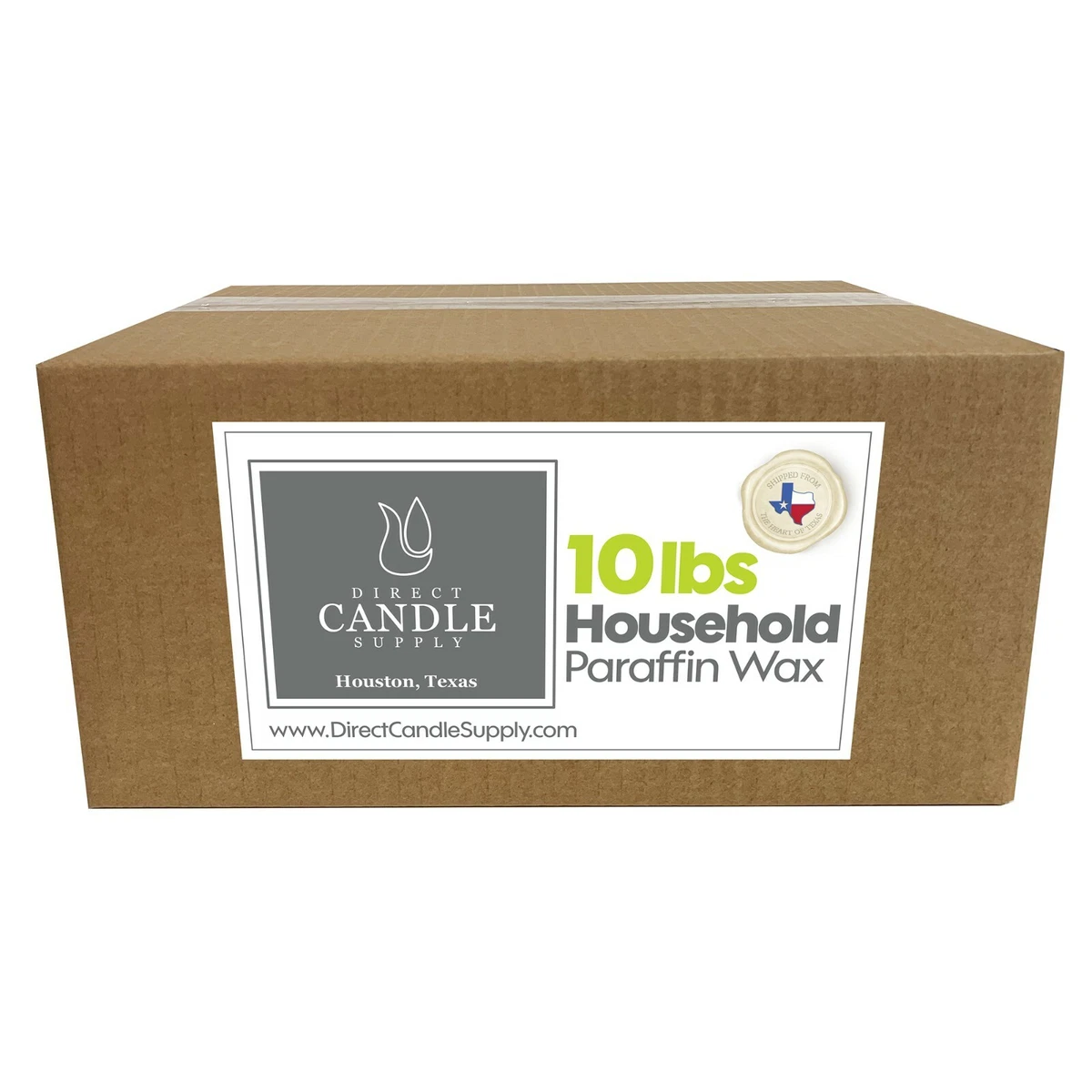 PARAFFIN WAX For Candle Making 10 LBS Low Melt Point Container