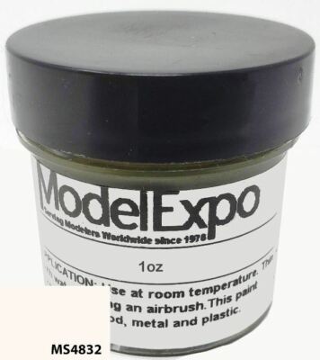 Model Shipways 1 Oz. Warm White touch of yellow - Model Expo Paint  - MS4832