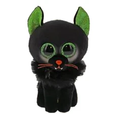 TY Beanie Boos - OLEANDER the Halloween Kitty Cat (Glitter Eyes) (6 inch) -MWMTs
