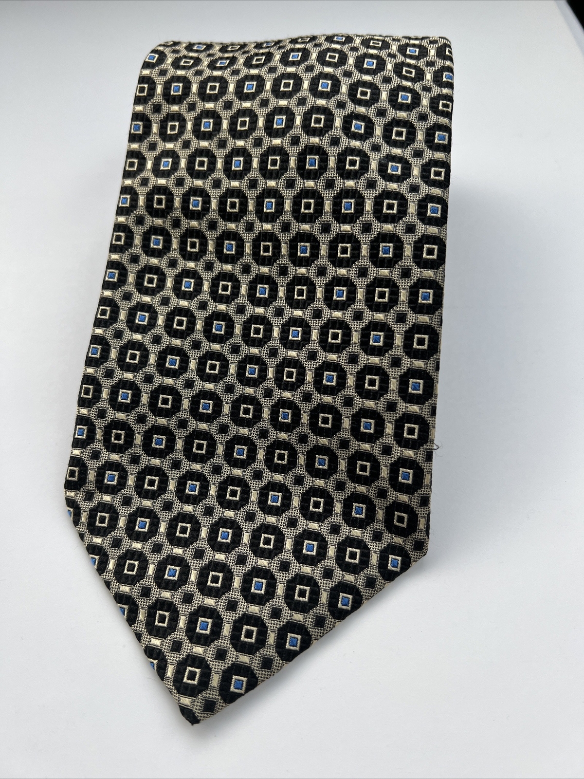 Robert Talbott Neck Tie Silk Geometric  Designer - image 1