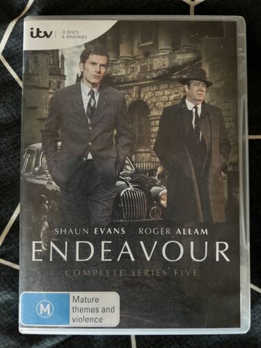 Endeavour - Series 5 (DVD) TV Show Fifth Season 5 Complete ITV LIKE NEW - Picture 1 of 2