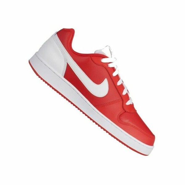 nike ebernon low red black
