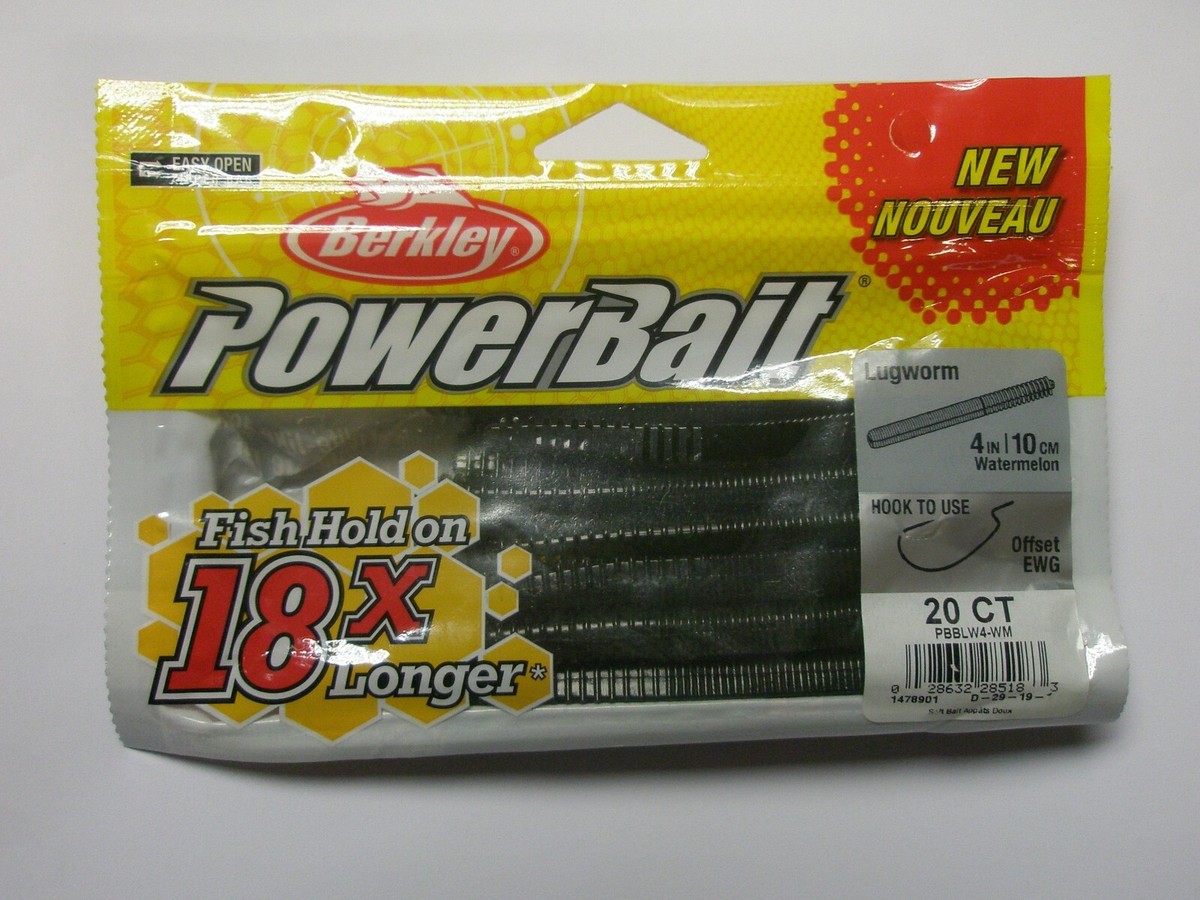Berkley Powerbait 10cm Lugworm 20pk ALL COLOURS Sea fishing tackle