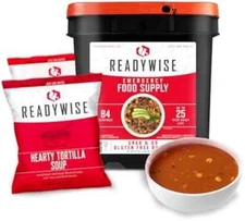 Gluten Free Bucket 84 Servings Emergency Meal Food Supply Freeze Dried Survival
