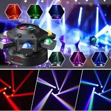 6 Arms Stage Light LED Moving Head Beam Light Bee Eye Laser DJ Disco Party Bar