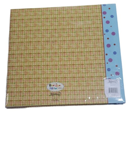 12x12 Scrapbook 20 Top Loading Pages By Zippy Bow Wow Meow - Picture 2 of 3