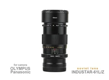Soviet lens INDUSTAR - 61 L/Z MC  (2,8 / 50) Copy Tessar Mount M42 - M4/3 MACRO