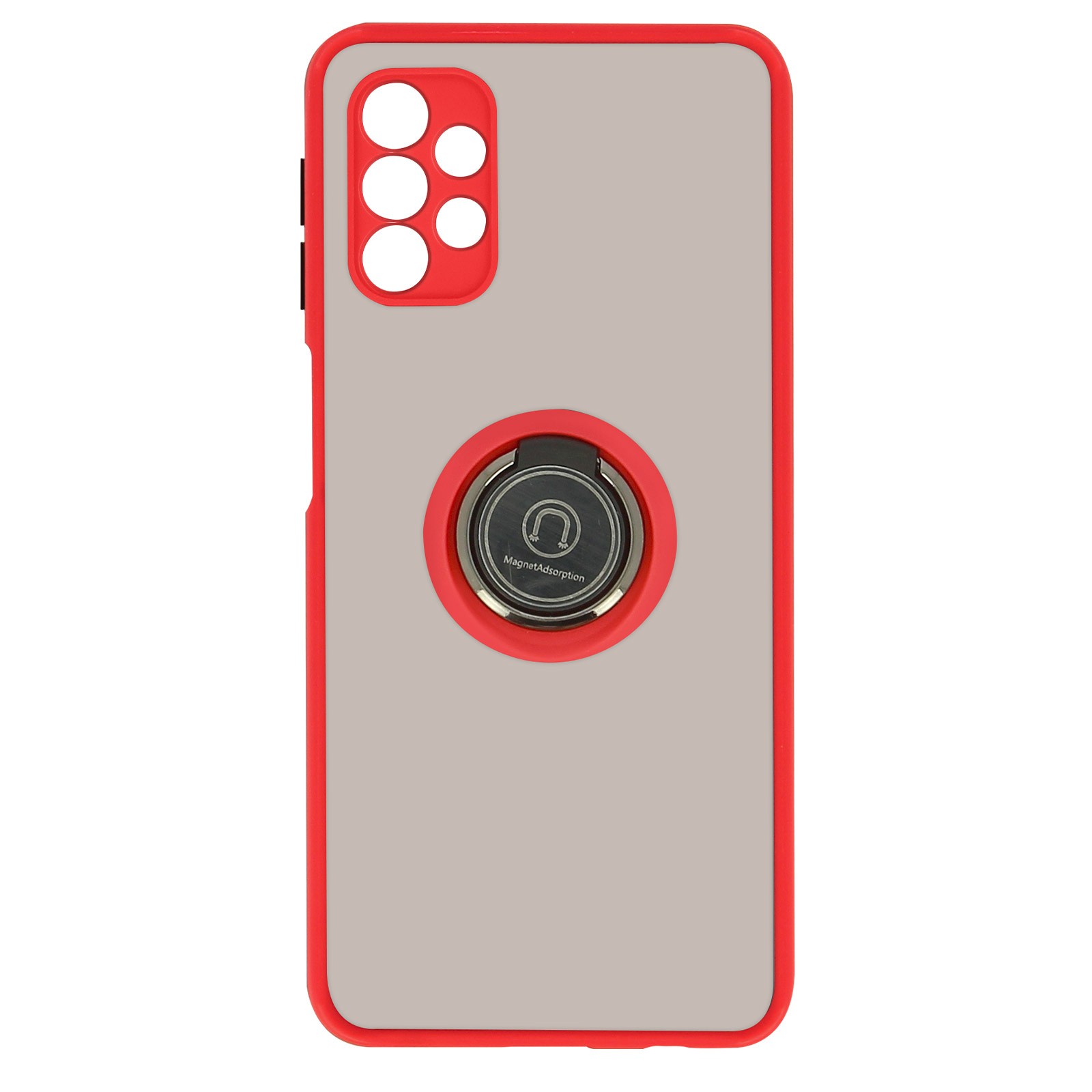 Coque Galaxy A32 5G antichoc avec béquille métal et anneau rotatif