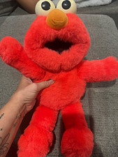 Sesame Street Elmo Soft Plush Stuffed Toy, Red/Orange Small 6-14in 2003