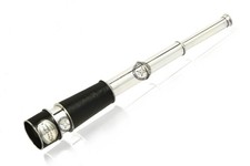 Solid Nickel Nautical Spyglass Brass Designer Telescope Marine Handheld GMDS