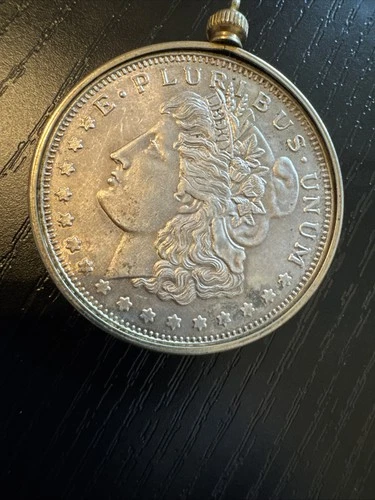 Silver Morgan Round 1 oz .999 Fine Silver Coin Necklace