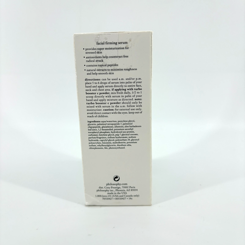 New philosophy When Hope is Not Enough Facial Firming Serum 5.7 fl oz - Picture 4 of 4