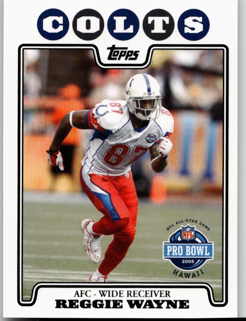Reggie Wayne 2008 Topps Football Indianapolis Colts