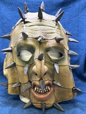 Vintage 1990 Rubies Nail Head Mask #2789 Mr Bungle Trevor Dunn Damaged - Horror
