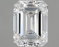 Emerald Cut 1.01 CT Cert. GIA Natural Mined Diamond Loose D color VS2 clarity 3811.88 per carat