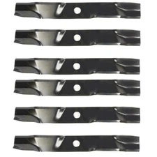 Set of (6) Interchangeable Mulching Mower Blades Requires (3) for 52" cut