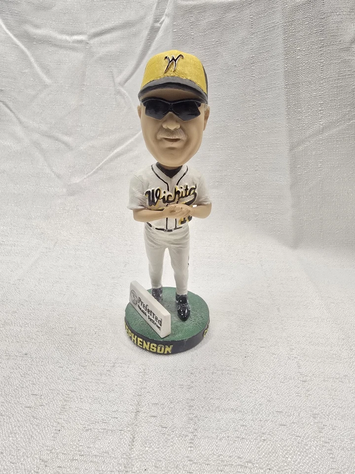 WICHITA STATE SHOCKERS BASEBALL GENE STEPHENSON VINTAGE BOBBLEHEAD VERY RARE - Image 1 of 4
