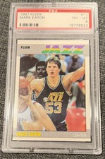 1987-88 Fleer - Mark Eaton #32 Utah Jazz PSA 8 NM-MT 6823