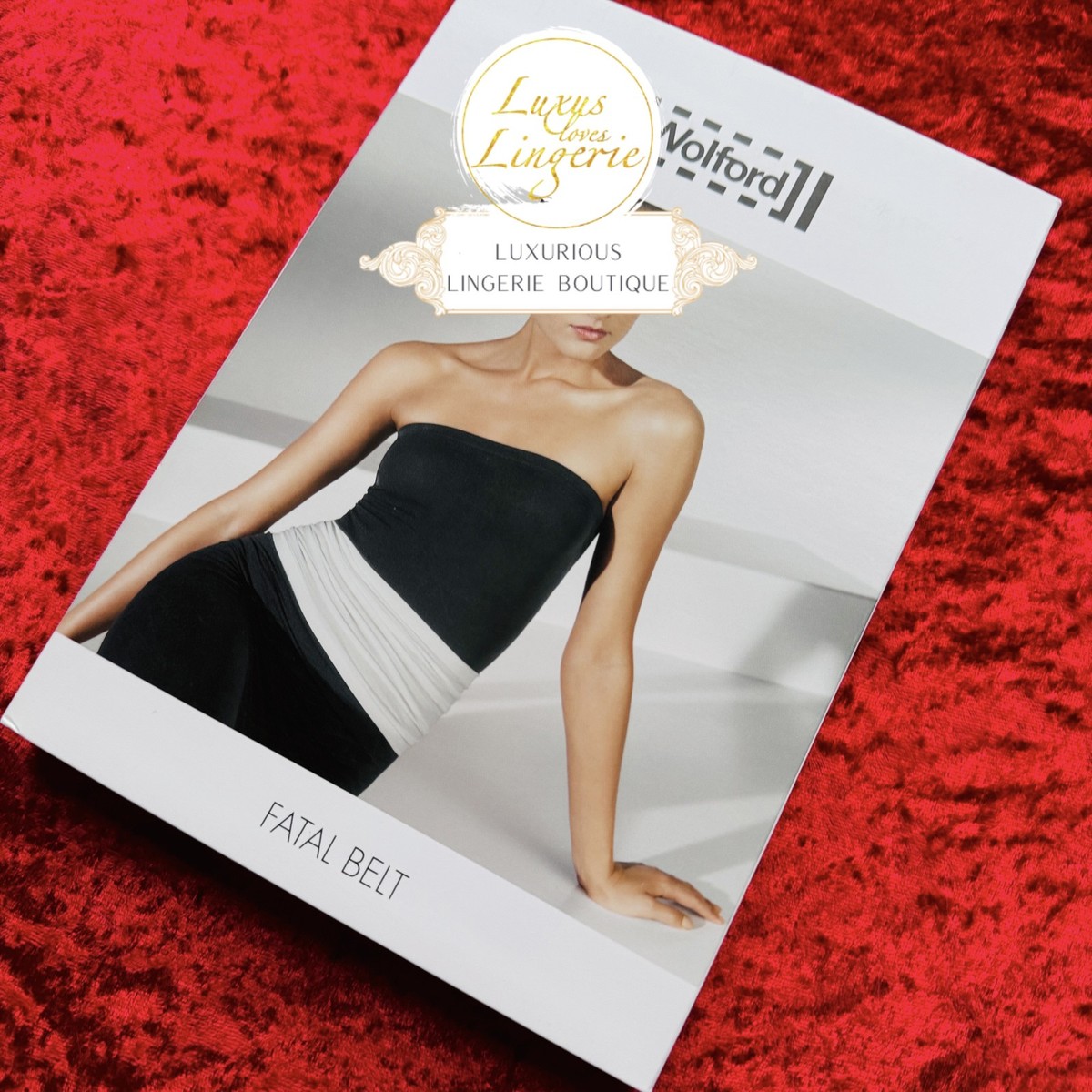 FATAL BELT by Wolford L Large black schwarz Gürtel Elastisch 