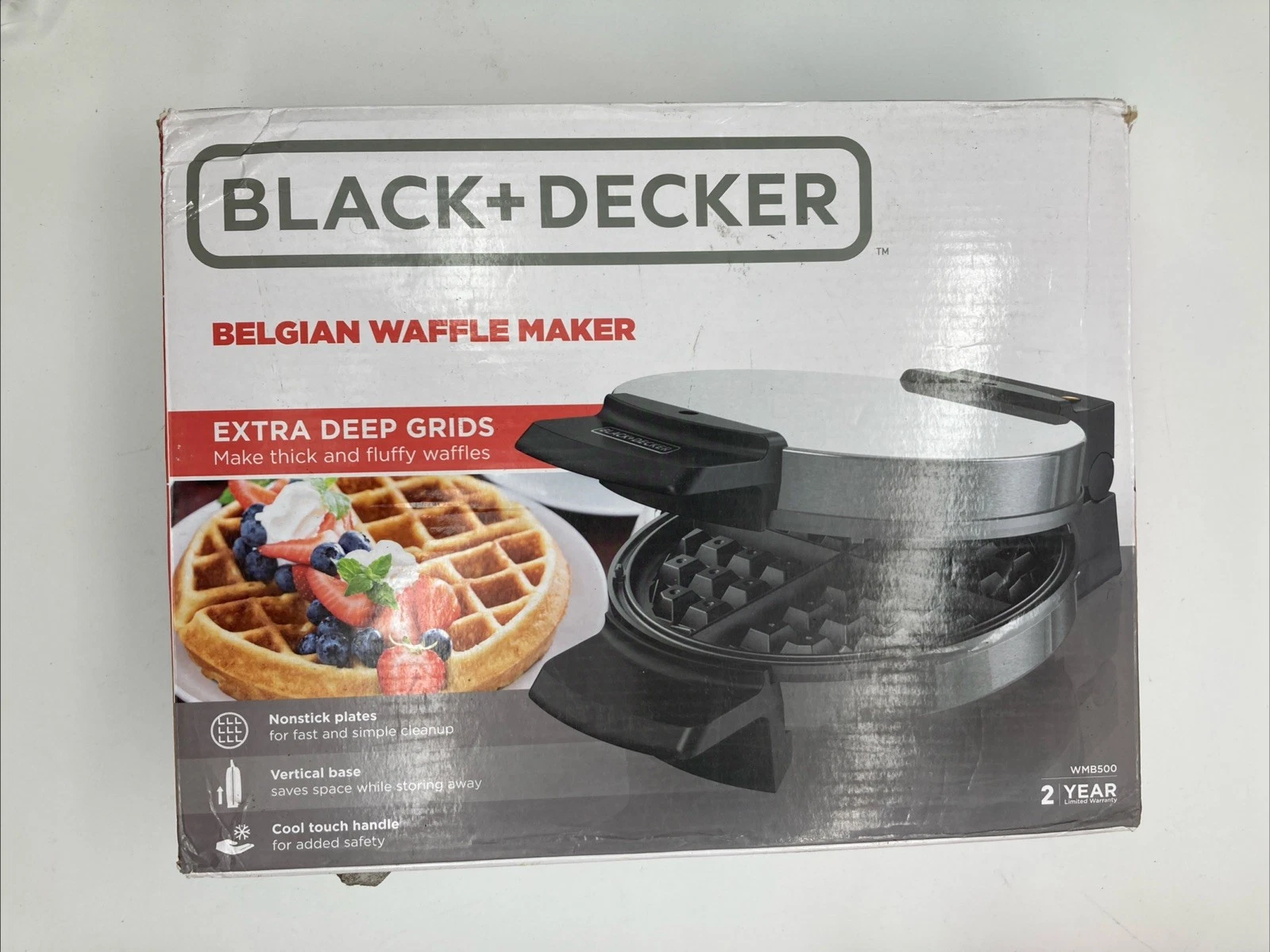 Black & Decker WMB500 Belgian Waffle Maker - Mr