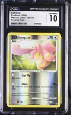 CGC 10 GEM MINT Lickitung 39/100 Reverse Holo 2008 Pokemon Majestic Dawn Pop 7 on eBay