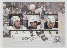 1993-94 Pinnacle Captain French Marc Bergevin Denis Savard John Tucker HOF x5p