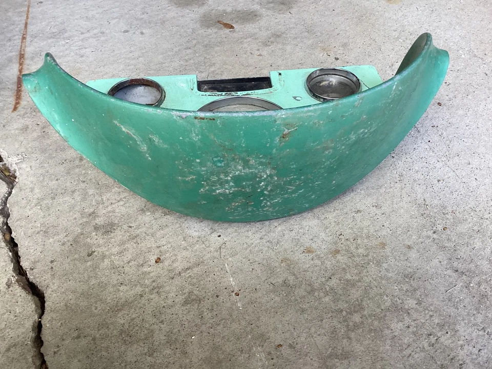 Cuadro de instrumentos Ford Fairlane 1956 pátina original panel verde como nuevo Foto 3 de 3