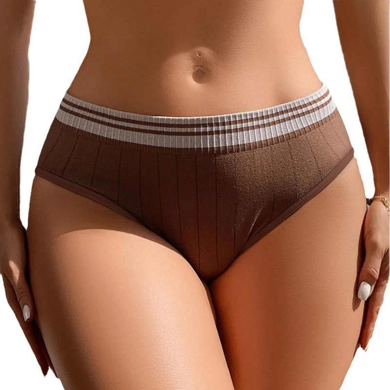 Paquete de 3 bragas sexy para damas y mujeres calzoncillos ropa interior lencería suave bikinis Foto 4 de 4