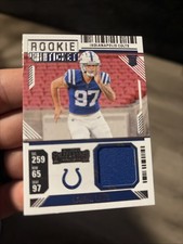 Laiatu Latu Panini Contenders Rookie Ticket Jersey Card