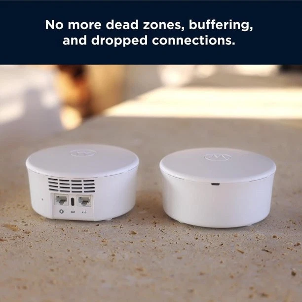 Motorola MH7603 WiFi 6 Router Intelligent Mesh System 3-Pack - Image 2 of 3