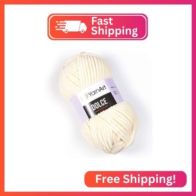 Yarn Art Dolce Yarn 100% MicroPolyester Velvet Blanket Amigurumi Super Bulky :6 