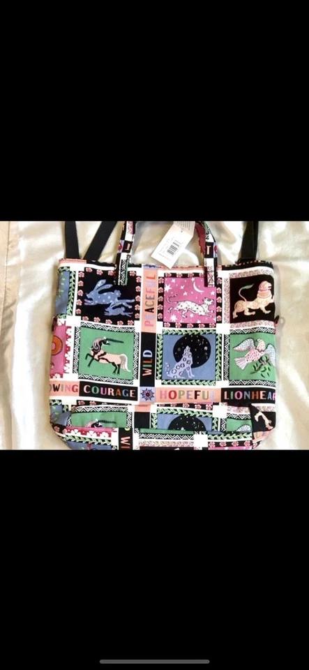Bolso de Mano Cath Kidston Spirit Animals Mini Shopper - Estampado Raro Reino Unido - Nuevo con Etiquetas Foto 4 de 4