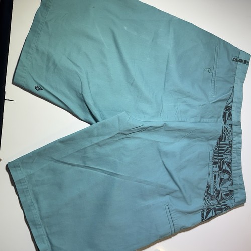 Volcom Men's Shorts Size 40 Teal - Picture 3 of 4
