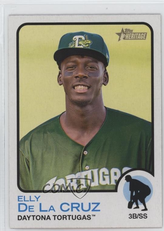 2022 Topps Heritage Minor League Edition Short Print Elly De La Cruz #208