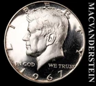 1967 Kennedy Half Dollar- Silver- Choice Gem Proof Luster- No Reserve #L5481