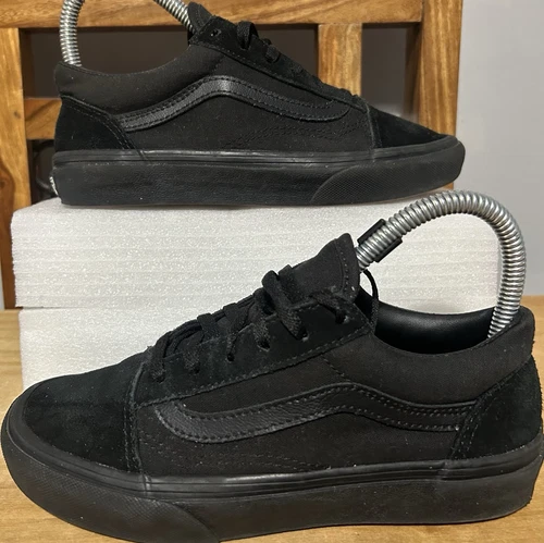 Vans unisex bambino taglia UK 2.5 US 3 EU 34. Oldol Skoolorm Platfo tripl pellesciata scam