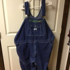 Liberty mens size 48x30 blue denim overalls