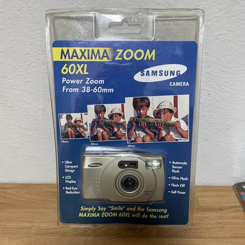 SAMSUNG MAXIMA 60 XL Vintage Point & Shoot Camera Sealed NEW. FREE SHIPPING 🔥