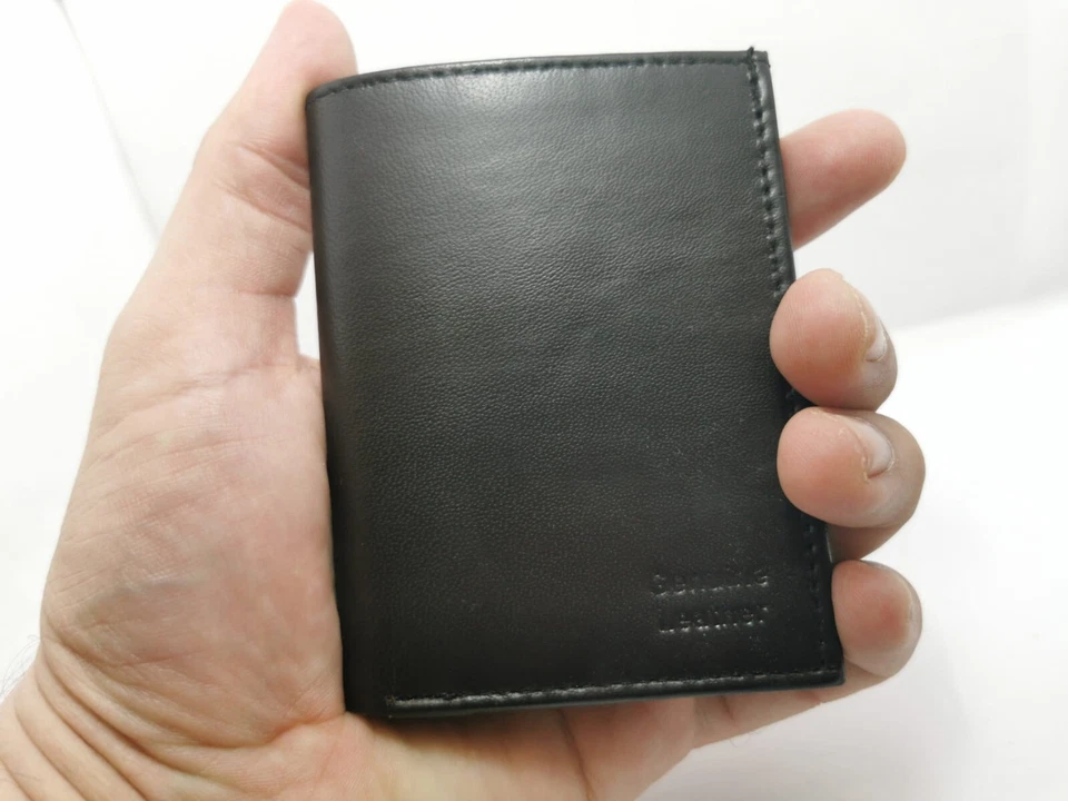 Mens Minimalist Card Wallet, Slim Bifold Credit Card Holder |  - [RFID Blocking] - Image 3 of 4