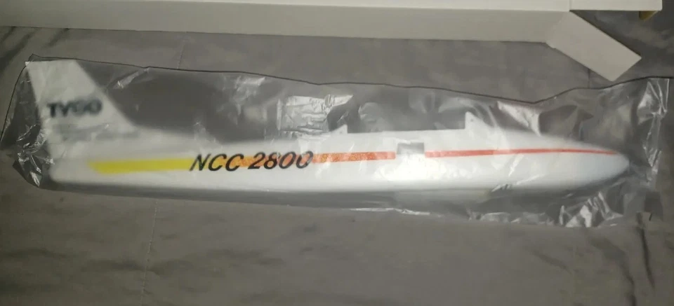 Tyco RC #2800 Jet Stream Fuselage with Vert Stabilizer Replacement Airplane Part - Image 2 of 4