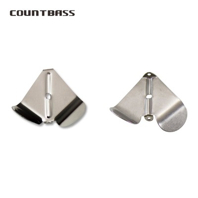50 Pcs Aluminium/Stainless Steel Delta Buzzer blades for Buzzbaits Surface Lures