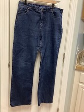Denim  Co. 18W Denim Jeans Straight Leg Women  s QVC Dark Wash