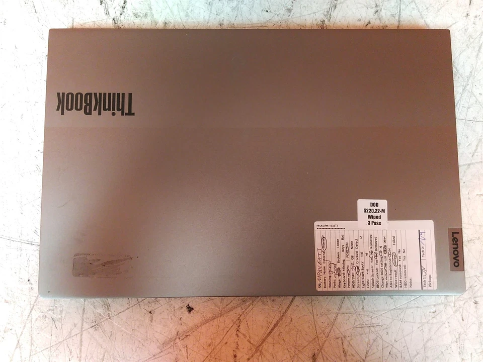 Lenovo ThinkBook 15 G2 ITL 20VE006UUS Carcasa/Pantalla LCD Conjunto Sin Mobo Foto 3 de 4