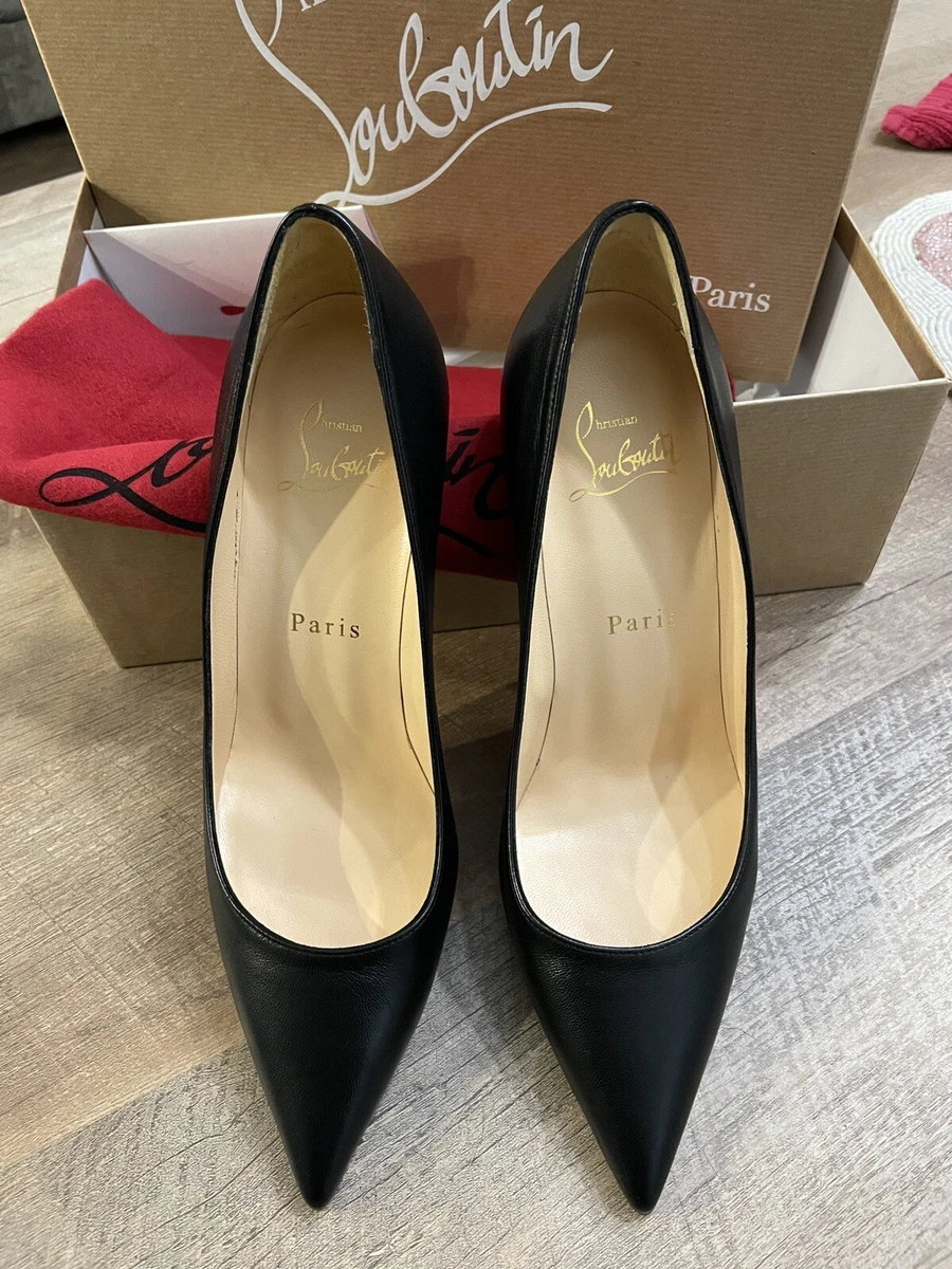 Christian Louboutin Heels So Kate Nappa Shiny Black Size 35