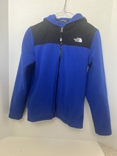 The North Face Youth Full Zip Fleece Jacket Youth Size large 14-16 blue