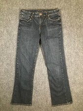 Pantalones de mezclilla Common Genes para mujer talla 8 tiro medio calce recto 30x30,5 elásticos
