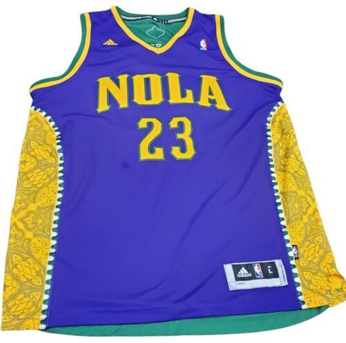 Nike NBA New Orleans Hornets Jersey #24 Jamal Mashburn sz L+2 TEAL