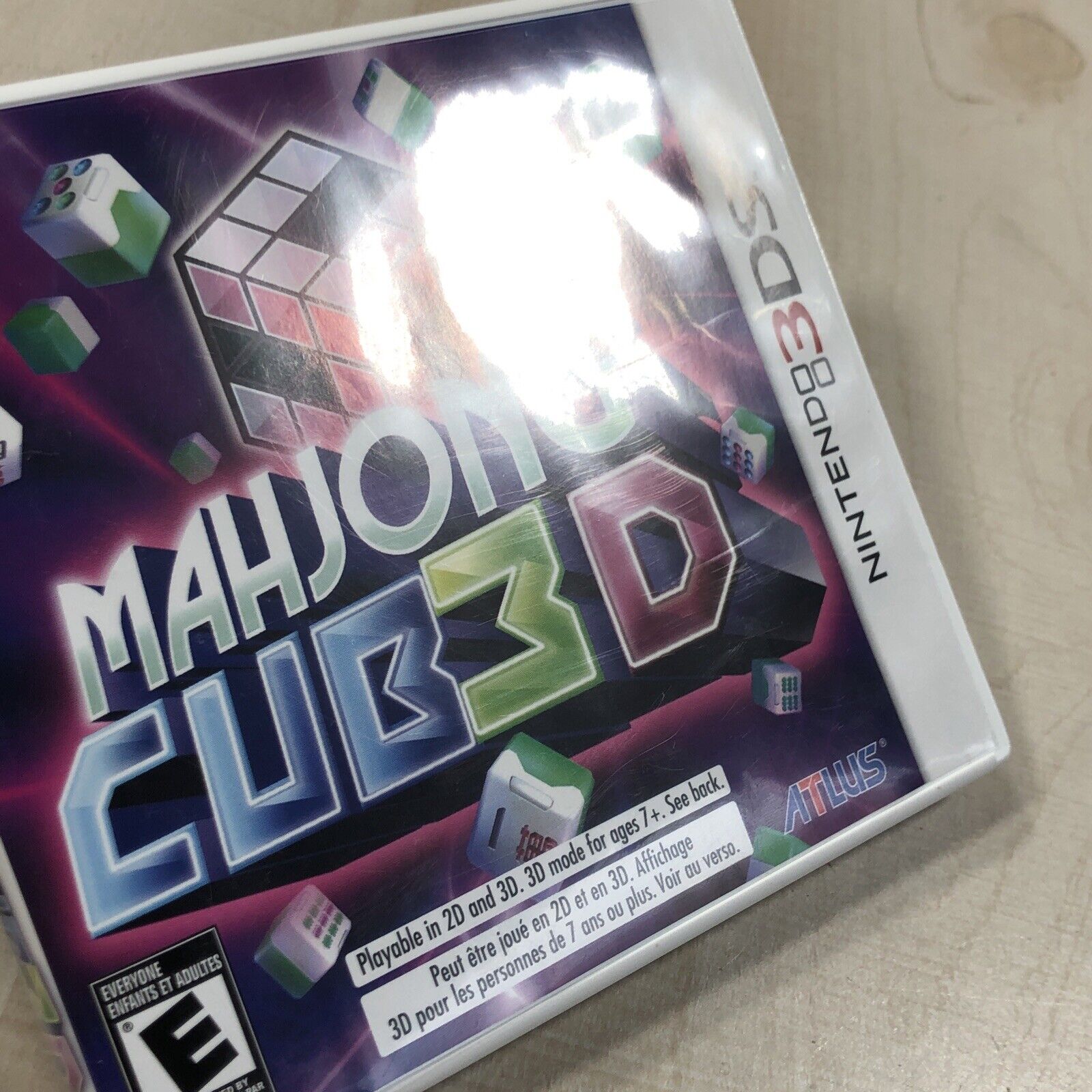 Jogo Mahjong Cub 3d Para Nintendo 3ds Midia Fisica Atlus